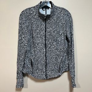 Lululemon Instill Jacket size 14 black and grey